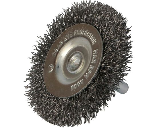 Щетка дисковая 150х30 мм, с хвостовиком, сталь FASTER TOOLS 3496 – изображение 7