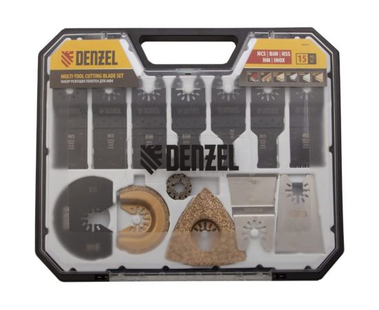 Набор насадок универсальный для МФИ 15 шт Denzel 782415 – изображение 9