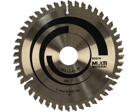 Диск циркулярный Multi Material для ручных циркулярных пил (180х30 мм; Z48) Bosch 2608640507 