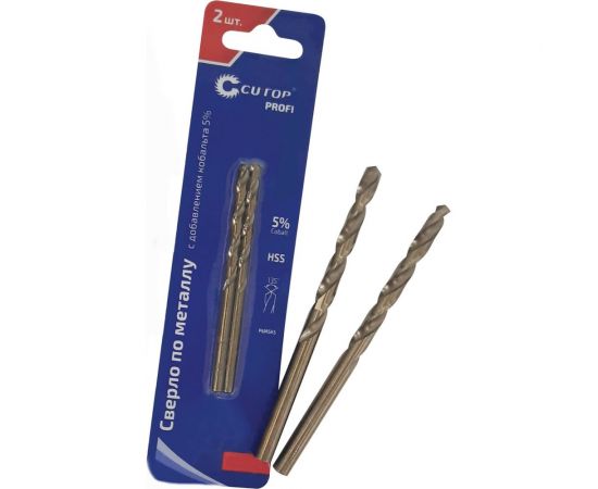 Сверло по металлу Profi (2 шт; 2х49 мм) CUTOP 48-357 