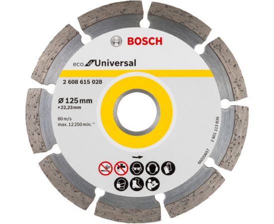 Диск алмазный ECO Universal (125х22.2 мм) Bosch 2608615041 