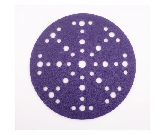 Шлифовальный круг на липучке SAPHIR 48+1 отв., 150 мм, P120, 5 шт ABRAFORM AS5-150-49-P120 