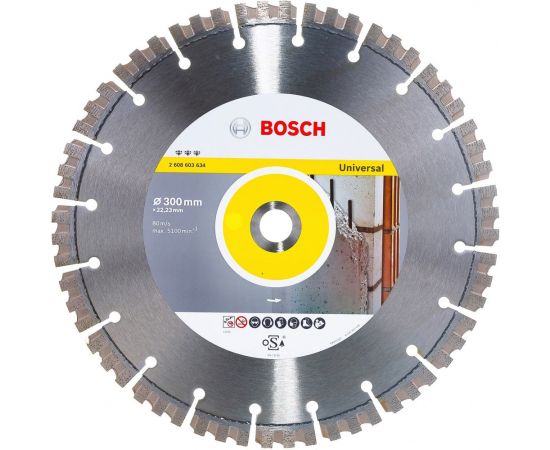 Диск алмазный Best for Universal (300х22.2 мм) Bosch 2608603634 