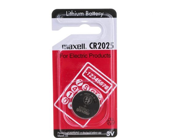 Литиевая батарейка Maxell CR2025 BL-1 80133474 