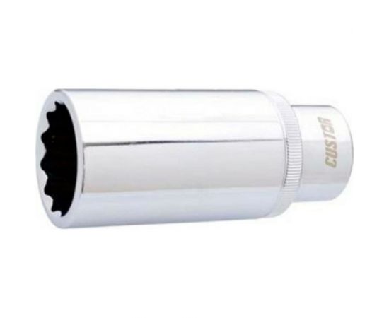 Головка торцевая глубокая 12-гранная (6 мм; 1/4"") CUSTOR 0250060 