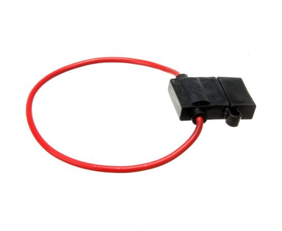 Держатель предохранителя REXANT типа стандарт, с крышкой черный, 50 шт. 16-0421 