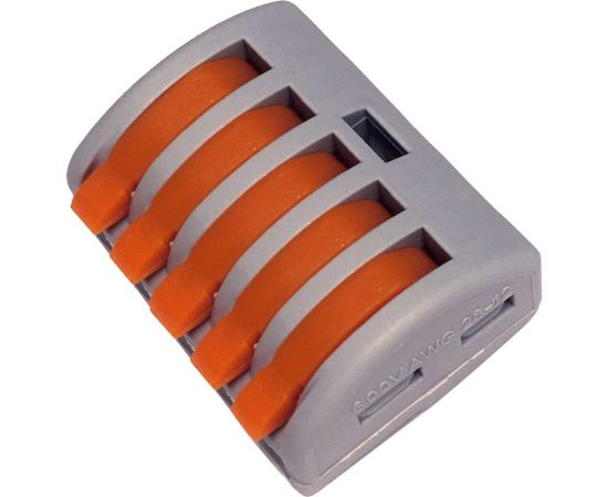 Универсальная 5-ти проводная клемма ELECTROVOLT 222-415 20 штук/упаковка EV-B222-415_20 