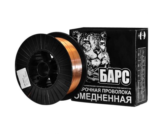 Проволока сварочная омедненная (1.6 мм; кассета 15 кг; СВ-08ГС) ER-70S-6 БАРС 