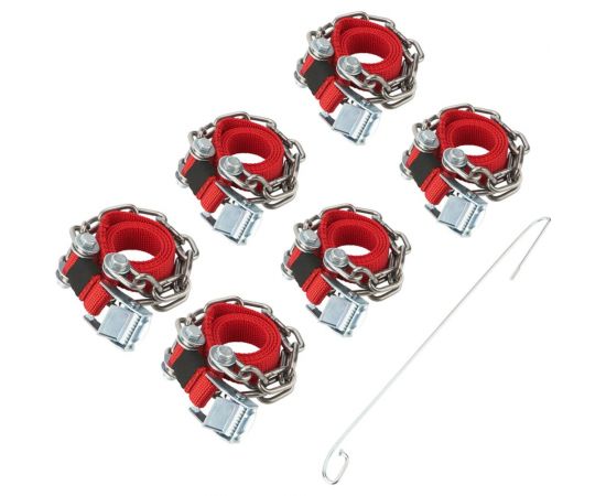 Цепи противоскольжения для легковых авто REXANT колеса 165-205 мм, 6 шт. 07-7021-2 