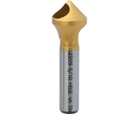 Зенковка с отверстием (14х8х46 мм; размер 5/10; 90°; HSSE-TiN VA) Bucovice Tools 893010 