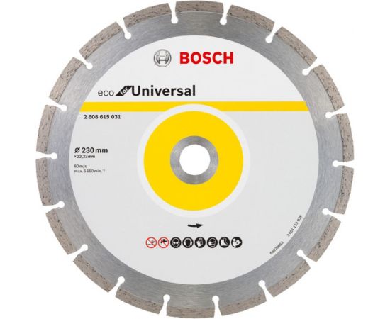 Диск алмазный ECO Universal (230х22.2 мм) Bosch 2608615044 