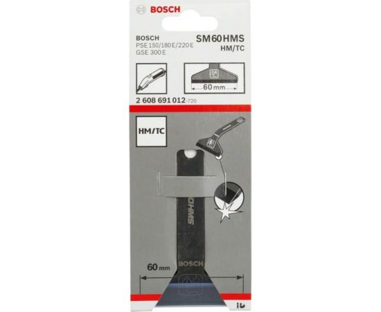 Нож для шабера НМS 60 мм Bosch 2608691012 – изображение 2