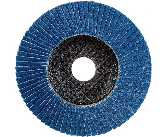 Круг лепестковый торцевой, угловой, цирконат 100% 125х22.2 мм, P-60 ABRAFORM AF-FLAP-CN-125-P60-ZR100 – изображение 2