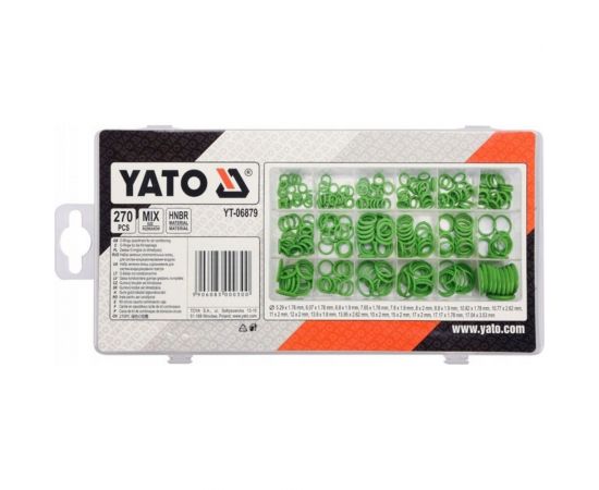 Набор резиновых прокладок для системы кондиционирования воздуха YATO 270шт. YT-0689 – изображение 2