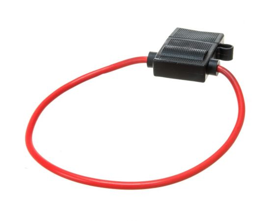 Держатель предохранителя REXANT типа стандарт, с крышкой черный, 50 шт. 16-0421 – изображение 2