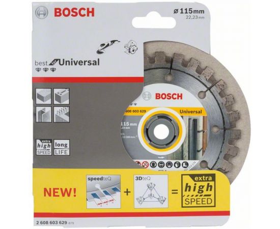 Алмазный диск Best for Universal (115х22.2 мм) Bosch 2608603629 – изображение 2