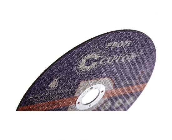 Диск отрезной по металлу T41 (180х22.2 мм) для УШМ CUTOP 18018 – изображение 2