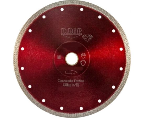 Диск алмазный Ceramic Turbo Slim T-10 (250x1.8x30/25.4 мм) D.BOR CTS-T-10-0250-030 – изображение 2