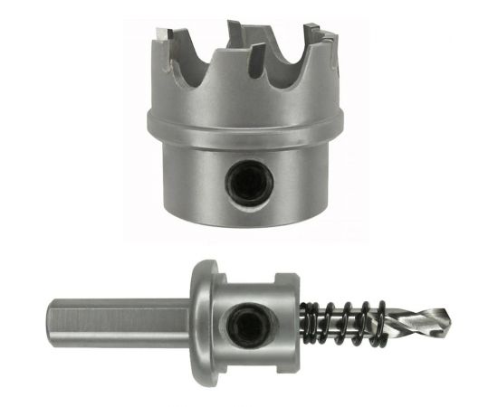 Коронка по металлу HM (55х12 мм; хвостовик 10 мм; комплект) D.BOR HS-HM-12-055-T – изображение 2