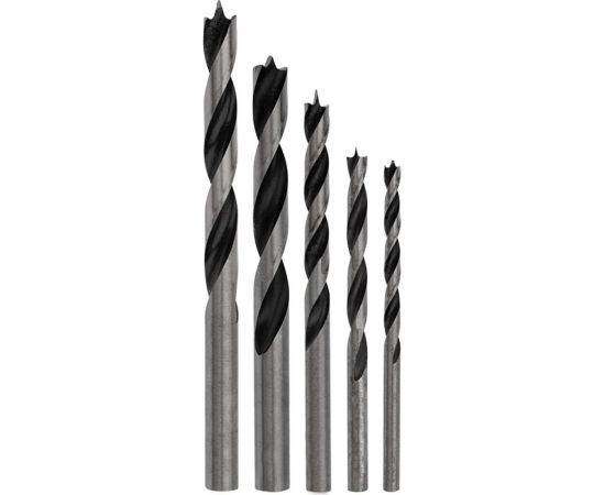 Набор сверл по дереву 4-10 мм, 5 шт KRANZ KR-91-0750 – изображение 2