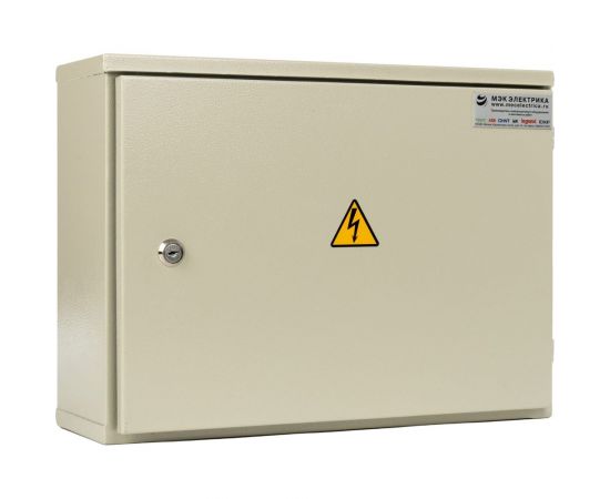 Щит учета МЭК ЭЛЕКТРИКА ЩУ-1/2-С 310х420х120 IР65 под два счетчика с креплением на столб MEC23302 – изображение 2