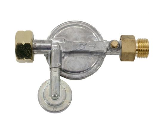 Регулятор давления газа DK-005 (выход резьба 1/2) с пред. клапаном, кнопкой и манометром DRAGONKIT 00-00002969 – изображение 3