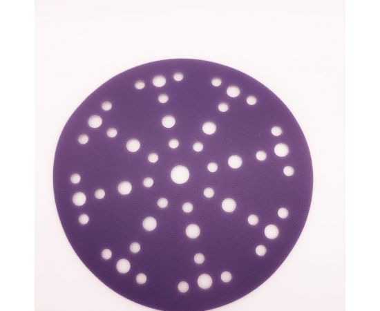 Шлифовальный круг на липучке SAPHIR 48+1 отв., 150 мм, P240, 5 шт ABRAFORM AS5-150-49-P240 – изображение 3