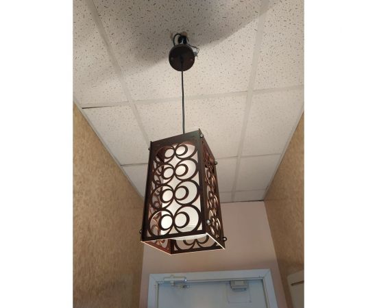 Подвес JUPITER LIGHTING венге-1х60W E27 230V Тетра R01 - 9307 В – изображение 3