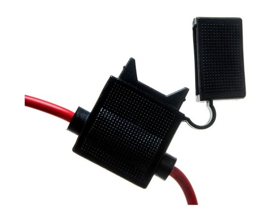 Держатель предохранителя REXANT типа стандарт, с крышкой черный, 50 шт. 16-0421 – изображение 4