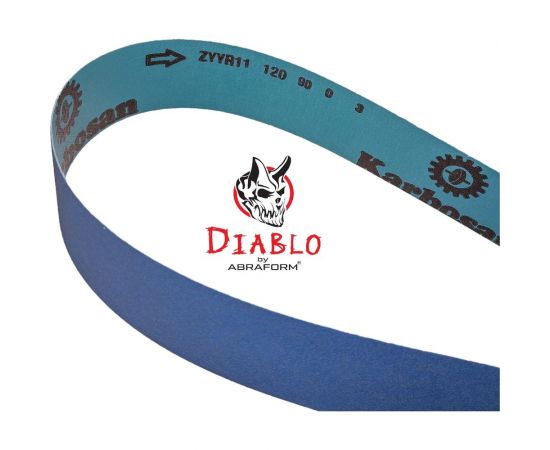 Лента шлифовальная абразивная для гриндера DIABLO (1 шт; 50x1600 мм; P120) ABRAFORM AD-SM-50-1600-120 – изображение 4