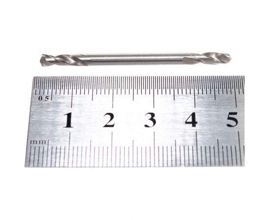 Сверло по металлу шлифованное двухстороннее HSS-G (10 шт; 3.2x12х49 мм) D.BOR 403032003D – изображение 4