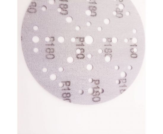 Шлифовальный круг на липучке SAPHIR 48+1 отв., 150 мм, P180, 5 шт ABRAFORM AS5-150-49-P180 – изображение 4