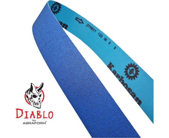 Лента шлифовальная абразивная для гриндера DIABLO (1 шт; 50x1600 мм; P80) ABRAFORM AD-SM-50-1600-80 – изображение 5