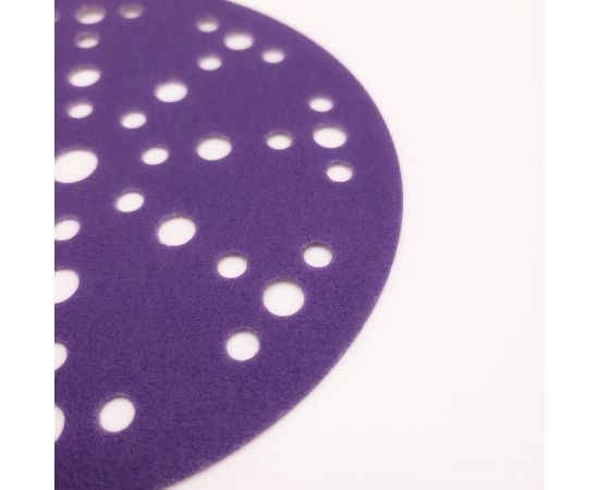Шлифовальный круг на липучке SAPHIR 48+1 отв., 150 мм, P120, 5 шт ABRAFORM AS5-150-49-P120 – изображение 5