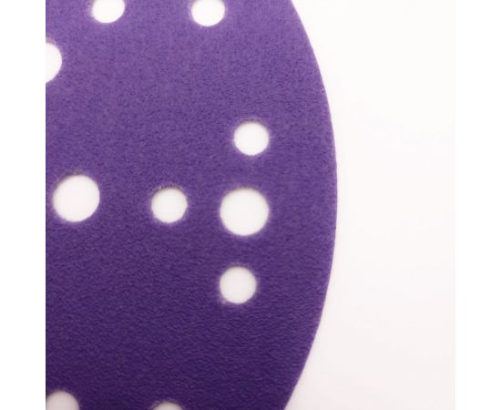Шлифовальный круг на липучке SAPHIR 48+1 отв., 150 мм, P120, 5 шт ABRAFORM AS5-150-49-P120 – изображение 6