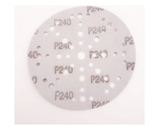 Шлифовальный круг на липучке SAPHIR 48+1 отв., 150 мм, P240, 5 шт ABRAFORM AS5-150-49-P240 – изображение 6