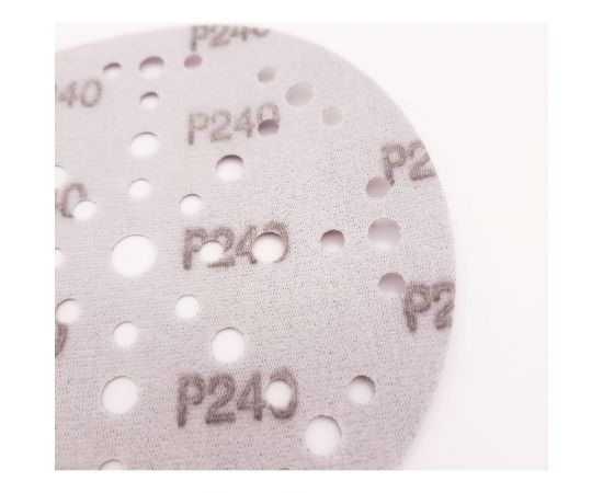 Шлифовальный круг на липучке SAPHIR 48+1 отв., 150 мм, P240, 5 шт ABRAFORM AS5-150-49-P240 – изображение 7