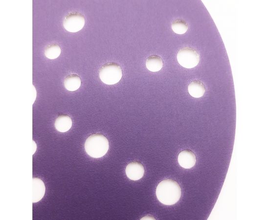 Шлифовальный круг на липучке SAPHIR 48+1 отв., 150 мм, P240, 5 шт ABRAFORM AS5-150-49-P240 – изображение 8