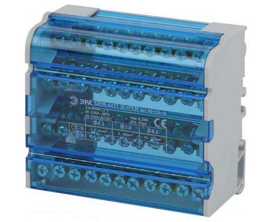 Шины на DIN-рейку в корпусе ЭРА NO22416 ШНК 4х11 3L+PEN Б0043934 