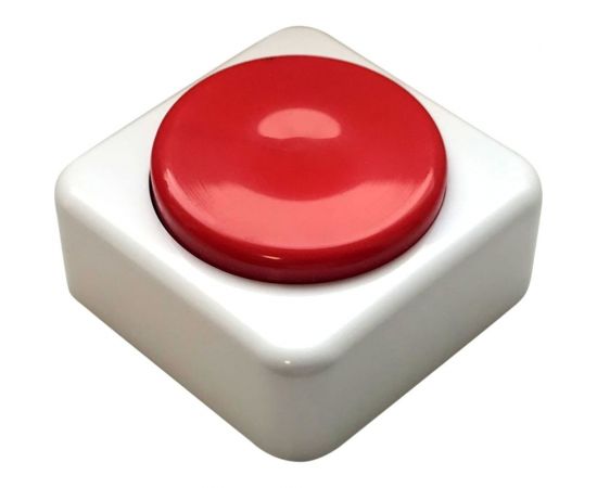 Кнопка звонка Тритон ВЗ1-01 красн. 