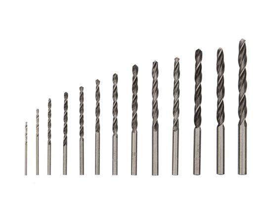 Набор сверл по металлу HSS 1.5-6.5 мм, 13 шт KRANZ KR-91-0631 