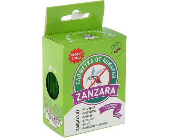 Репеллентная салфетка от комаров ALT ZANZARA 4607112040328 