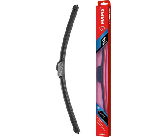 Бескаркасная щетка стеклоочистителя Mapis 18/45 см блистер 91945 