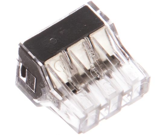 Соединительная клемма СВЕТОЗАР 6-и проводная, 400В, 24А, 0,75-2,5мм2, 2шт 49170-6 