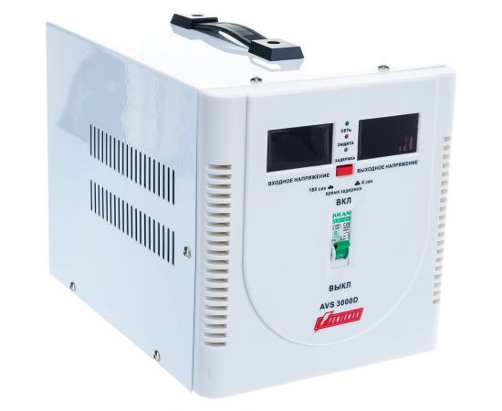 Стабилизатор напряжения Powerman 1ф 3 кВА AVS 3000 D 1192185 