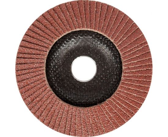 Круг лепестковый торцевой, прямой, оксид алюминия 125х22.2 мм, P-120 ABRAFORM AF-FLAP-FT-125-P120-AO 