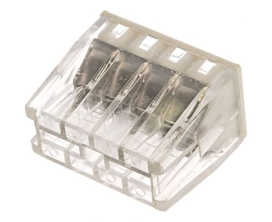 Клемма ЭРА, NO22439, СМК, компактная, с пастой, серии 248, 8 отверстий, 0,5-2,5 мм2, Б0043957 