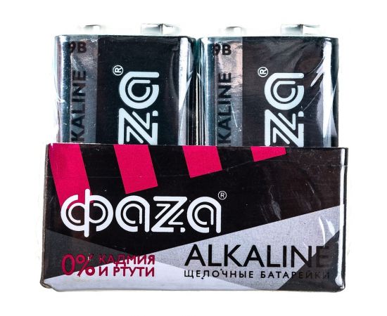 Алкалиновая батарейка ФАZА 6LR61 Alkaline Pack-4 5030602 