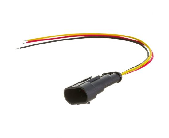 Автомобильный разъем REXANT DJ7031-1.5-21 гнездо с проводом 20 см, 10 шт. 16-0313-9 – изображение 2