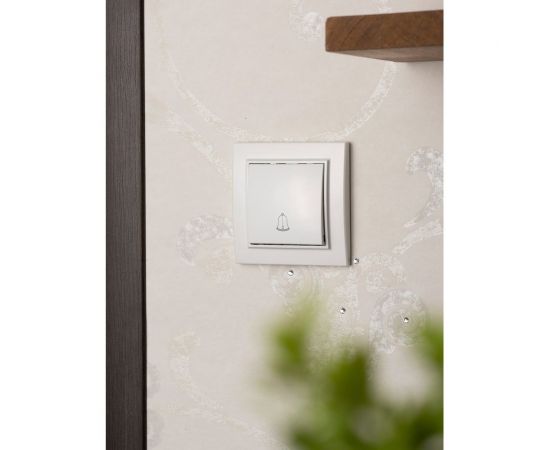 Кнопка звонка EKF СП, Минск, 10А, белый SQERV10-026-10 ERV10-026-10 – изображение 3